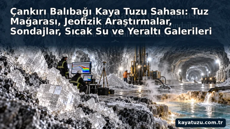 Çankırı Balıbağı kaya tuzu sahası ve yeraltı galerileri