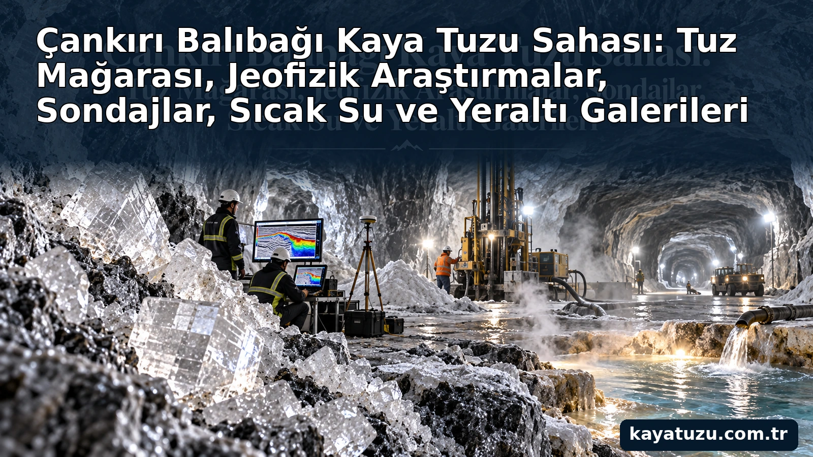 Çankırı Balıbağı kaya tuzu sahası ve yeraltı galerileri