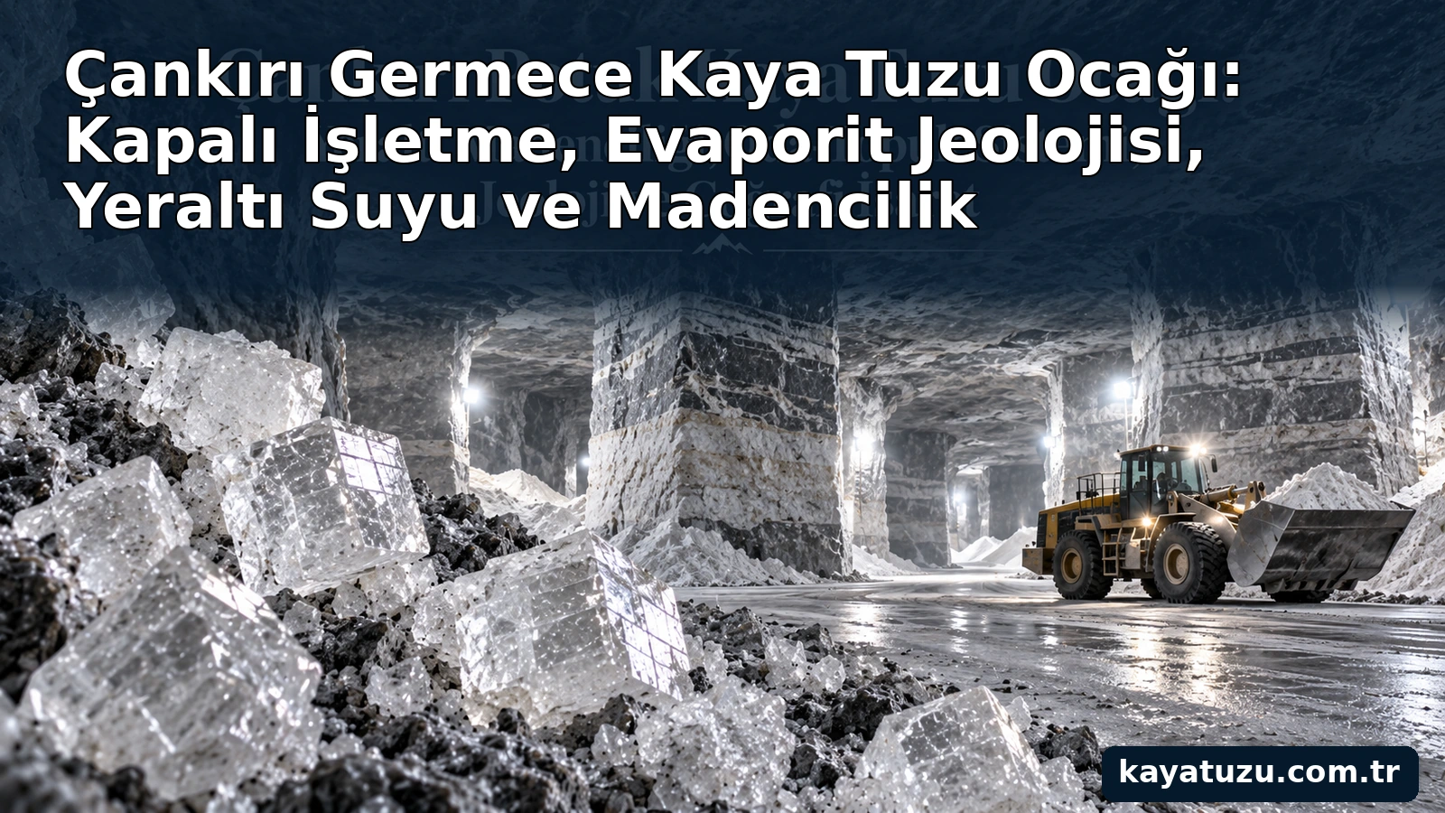 Çankırı Germece kaya tuzu ocağı ve evaporit jeolojisi