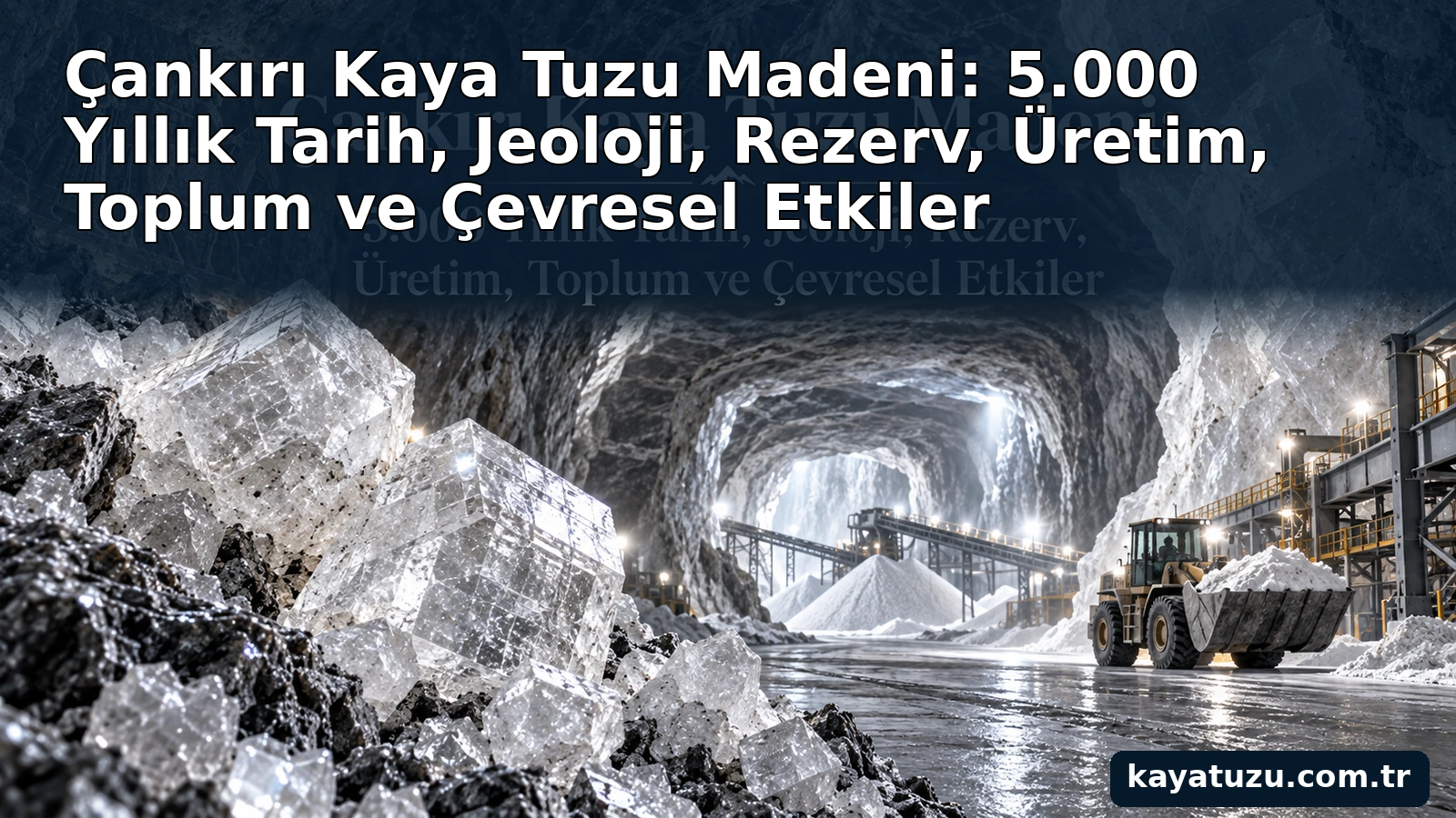 Çankırı kaya tuzu madeni, jeoloji ve üretim