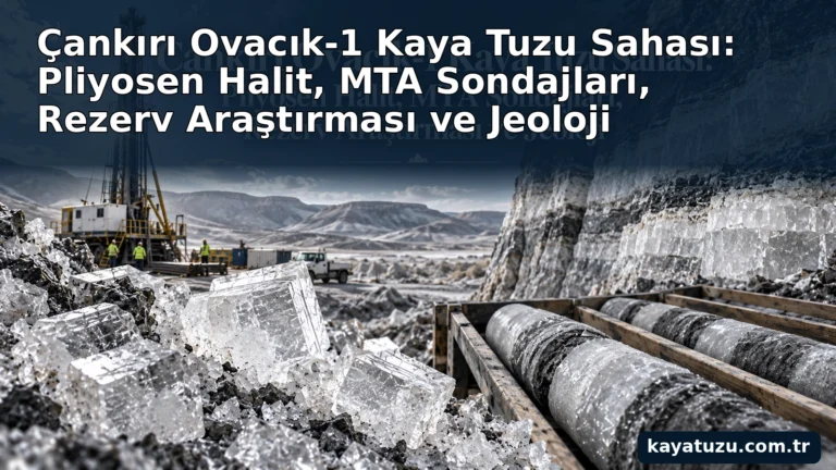 Çankırı Ovacık-1 kaya tuzu sahası ve sondaj araştırmaları