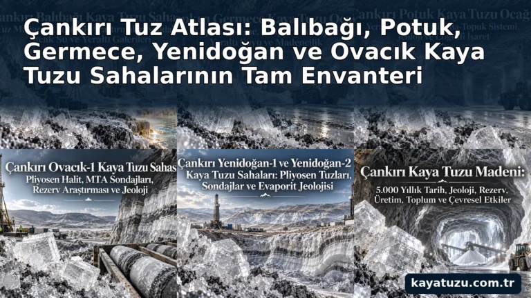 Çankırı Tuz Atlası ve kaya tuzu sahaları